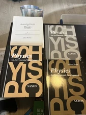 Saxon MATH PHYSICS Student Text Answer Key Tests Solution SET 4 Books