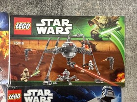 LEGO Star Wars Clone Wars Instruction Manuals Lot 7957 75016 8083 8093 9678