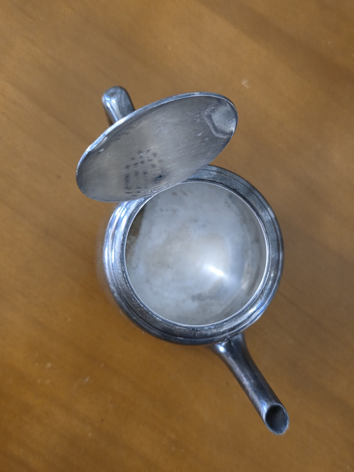 Antique Silver Plated Milk teapot Art Deco 1930s Art Krupp Berndorf  30cl