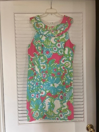 lilly pulitzer women shift dress size 8