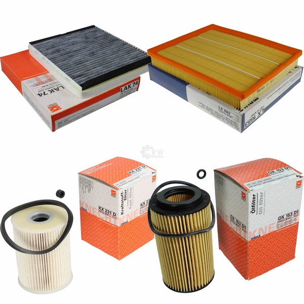 Mahle Kraftstofffilter KX 231D Innenraum LAK 74 Luft LX 1683 ÖLfilter OX 153D1-image
