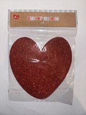 6 Ct. Glitter Hearts Decor