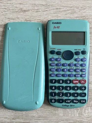 Casio | Calculatrice Fx-92 | College 2D+ | Bon État