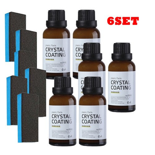 3/6Pcs Plastic Part Crystal Coating Car Refresher Agent Maintenance Accessories - Picture 19 of 21