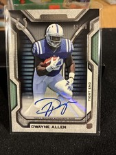 2012 Topps Strata NFL Football Dwayne Allen Rookie Auto Card Colts /50. rookie card picture