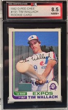 1982 O-Pee-Chee Tim Wallach Rookie KSA 8.5 Near Mint ⚾️⚾️⚾️ Montreal Expos 