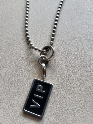 Thomas Sabo Vintage Halskette   925er Silber mit seltenem VIP-Charm Anhänger 
