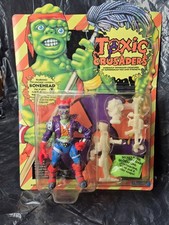 Vintage 1991 BONEHEAD Unpunched Toxic Crusaders ON CARD. Playmates