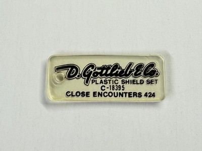 Gottlieb Close Encounters Pinball Playfield Plastic Key FOB PROMO ORIGINAL NOS