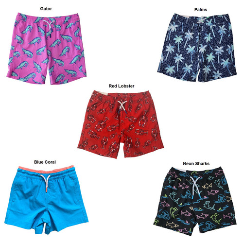 Member's Mark Boys 4Way Stretch Quick Dry UPF50 Sun Protection Resort Swim Trunk