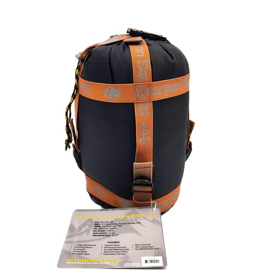New Ledge Scorpion Squared +45° Sleeping Bag Compact, Lightweight - Image 2 of 4