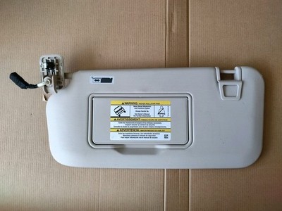 2020 - 2024 LINCOLN CORSAIR FRONT LEFT WINDSHIELD BEIGE SUN VISOR W LIGHT LT7