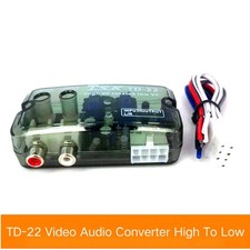 Td-22 Car Stereo Audio RCA Speaker High To Low Level Output Converter Regulator