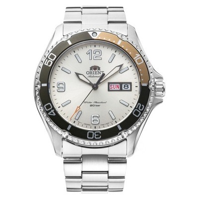 Orient Mako Kamasu RA-AA0821S19B   Herrenuhr, sportlich-elegant, 42 mm, Edelstah