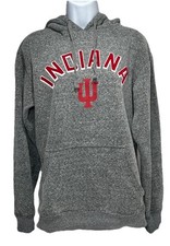 Women s Gray IU Indiana Hoosiers Hooded Sweatshirt. Hoodie Sz Small