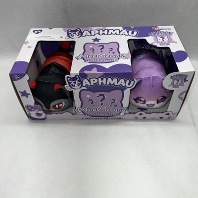 Aphmau Meemeows 3-Pack 6  Sparkle Series 2 Mystery Cat Plush Set NEW 2024