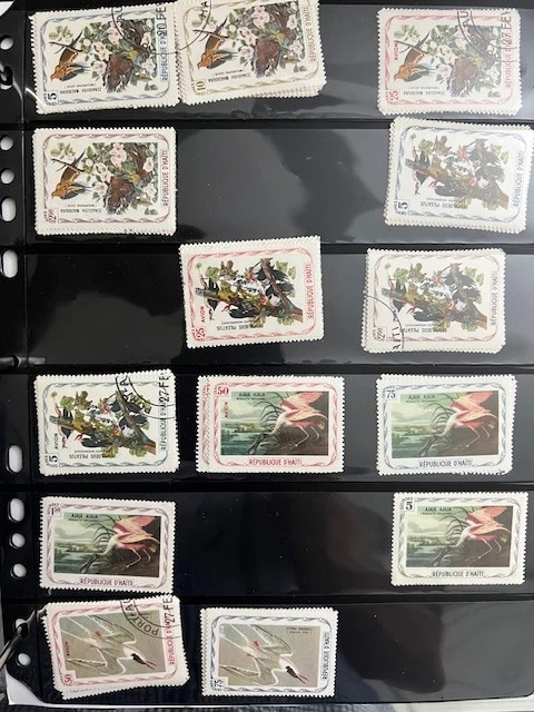 Haiti 1975 Unauthorized Stamps, The History of the Haitian Audubon Stamps.  - Image 4 of 4