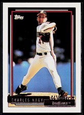 Charles Nagy - 1992 Topps Gold Winners #299 - Cleveland Indians