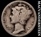 1926 Silver Mercury Dime - Scarce  Better Date  No Reserve  #G9160