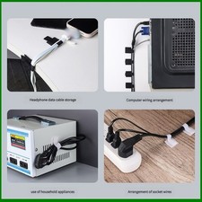100Pcs Cable Tie Adjustable Wire Management Protector Desk Wire Winder