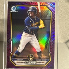 Jesus Made Chrome Fuchsia Reptilian Refractor /299 3rd Overall Prospect.