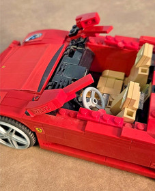 Rare Lego Racers 8671 FERRARI F430 Spider 1:17 Building Car Toy 2006 Retired INC