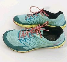 Merrell Bare Access Trail Running Shoes Women's Size 11 Blue Teal Lightweight 