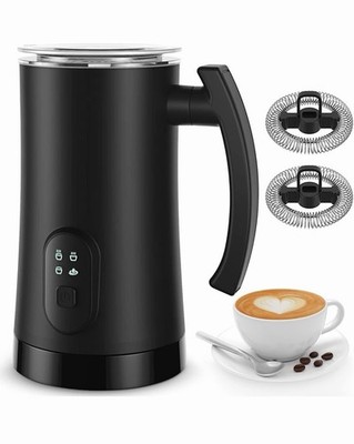 Electric Milk Frother, 4 in 1 Milk Steamer,11.8oz/350ml Automatic Warm and Co...