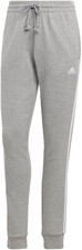 Brand New Adidas Women's Essentials 3-Stripes French Terry Cuffed Pants
