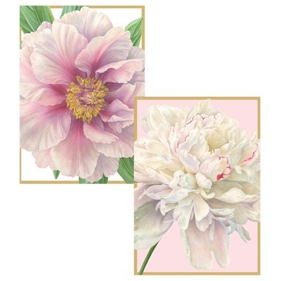 Peony Boxed Note Cards - 32 Note Cards & Envelopes