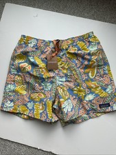 NWT Men's PATAGONIA Baggies 5" Shorts 57022 FLOURISH Medium Swim Last Pair
