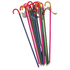 Vintage Occupied Japan Cane Pencils Wooden Celluloid Tassel 15" NOS Set of 3