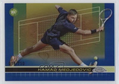 2024 Topps Chrome Blue Refractor 98/250 Hamad Medjedovic #106 Rookie RC 0q2c