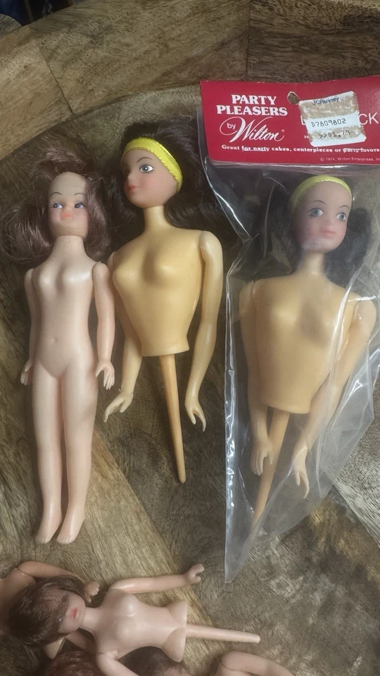 Лот винтажный Wilton леди торт Topper медиаторы холостяцкой вечеринки Гонконг - Изображение 2 из 4