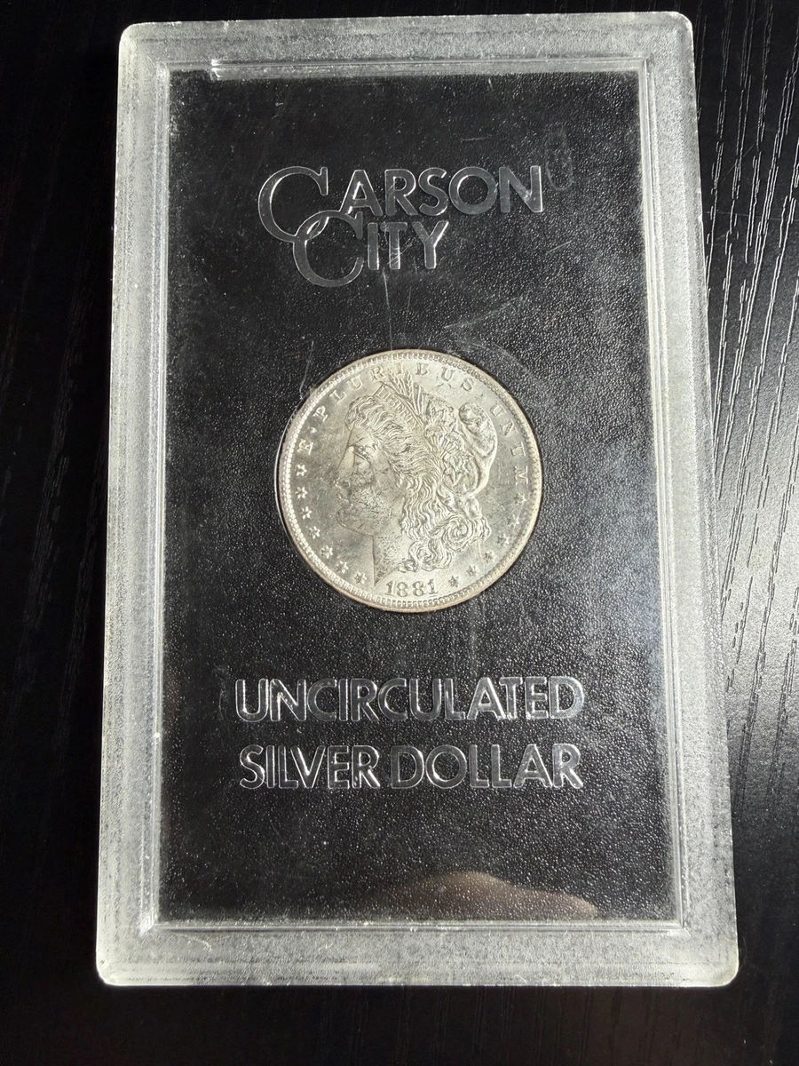 Uncirculated Carson City Silver Morgan Dollars (1878-1921) for
