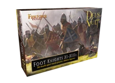 FOOT KNIGHTS XI-XIIIC - DEUS VULT - FIREFORGE GAMES - 28MM