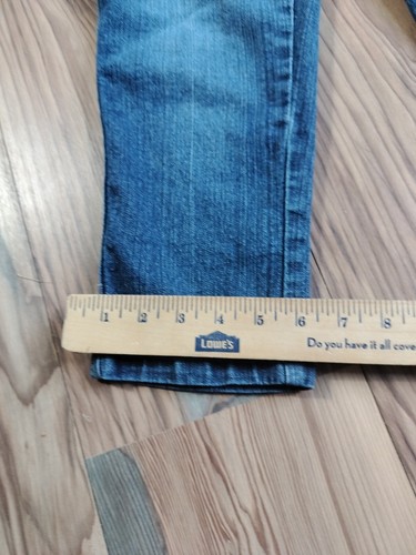APPLE BOTTOM JEANS Capri Gr. 14 Teens Vintage Y2K 2000s Denim Logo SpellOut 26"W - Bild 7 von 14