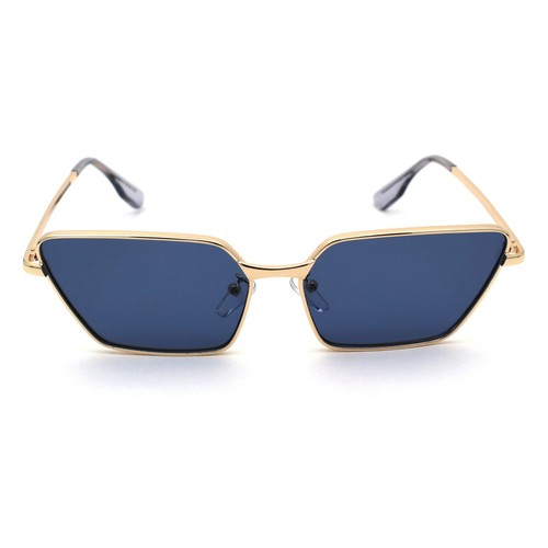 Gafas de sol Estilo novio para mujer ojos de gato rectangulares estrechos - Imagen 10 de 12