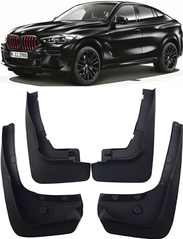 5/10 5:40分頃コメント モスキート Genuine Front & Rear Splash Guards Mud Flaps FOR 2020-2025 BMW X6