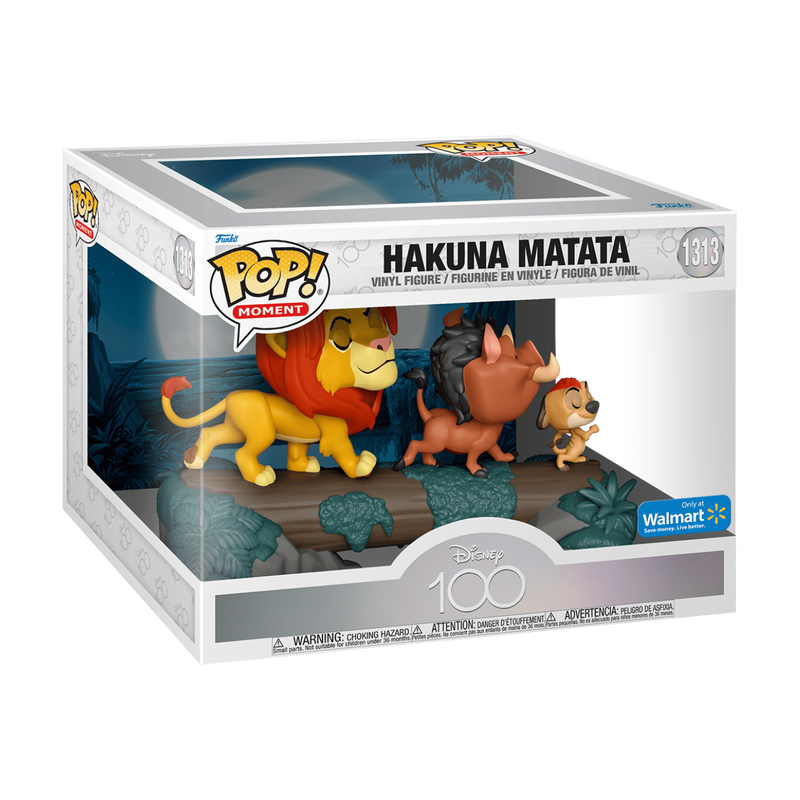 ファンコ　ポップ　アニメーション　ライオンキング　フィギュア5点セット Funko Pop! Moment Disney 100 #1313 Hakuna Matata Walmart Exclusive