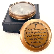 Religious Gifts - Engraved God Compass Inspirational Christian Gifts for Men ...
