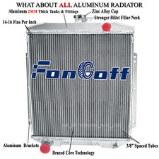 4 Row Radiator For Ford Country Squire Mainline Customline Club 1954 1955 1956