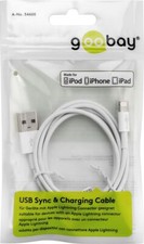 Cavo Goobay Lightning 10 m Hvid (vendita al dettaglio)