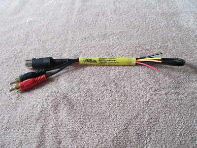 VINTAGE PIONEER CAR STEREO RADIO AMPLIFIER EQUALIZER 8 PIN DIN TO RCA ADAPTER  