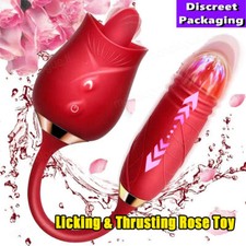 10 speed for Rose Female Anniversary Female Birthday Gift Massage Tongue Licking