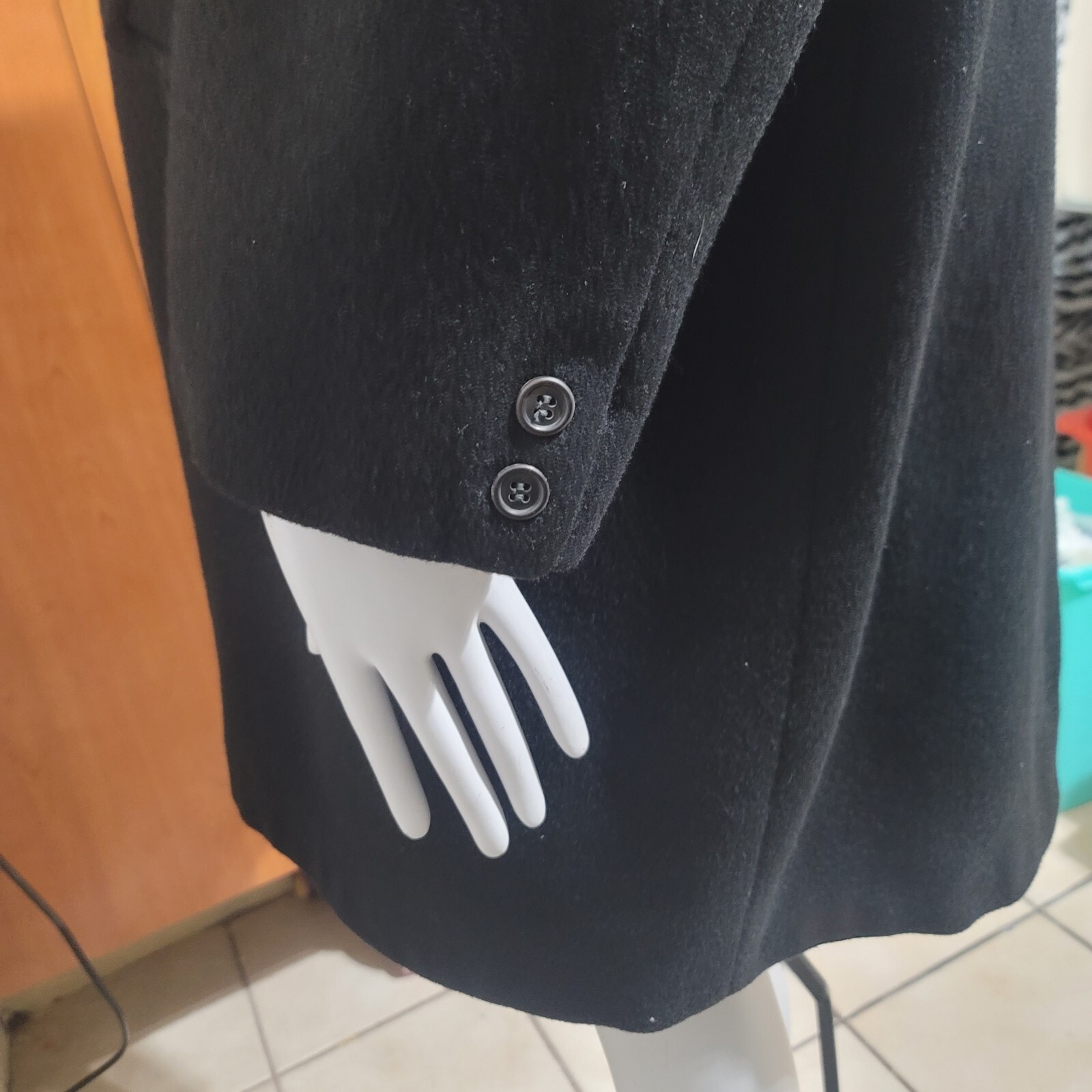 1950s Men's Wool Overcoat 40S - image 8