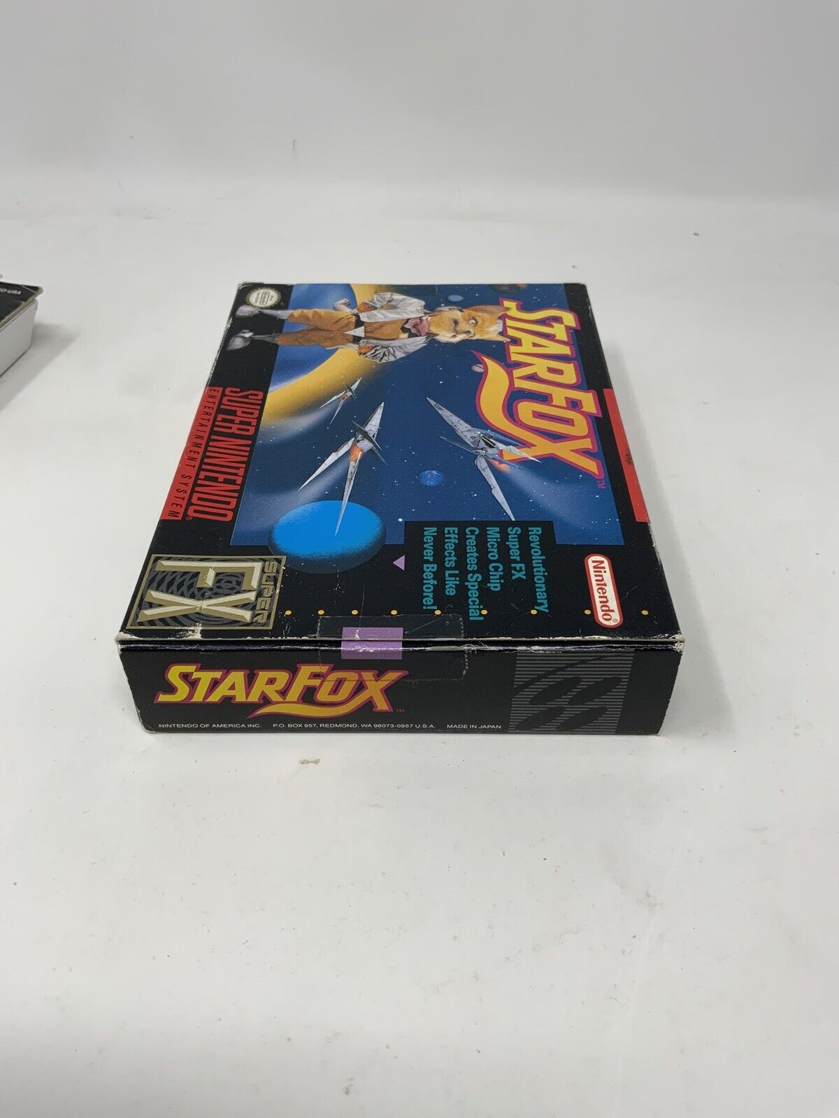 * Rare* Star Fox BOX ONLY Super Nintendo SNES. Fantastic Condition High  Gloss