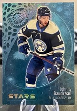 2022-23 Metal Universe Hockey Johnny Gaudreau Blue Foil
