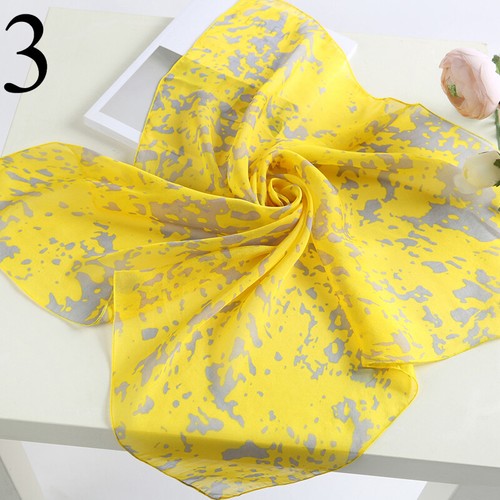 Seiden Halstuch dünne weiche Schals Sommer Halstuch Sommer eleganter Schal 65 cm - Bild 23 von 36