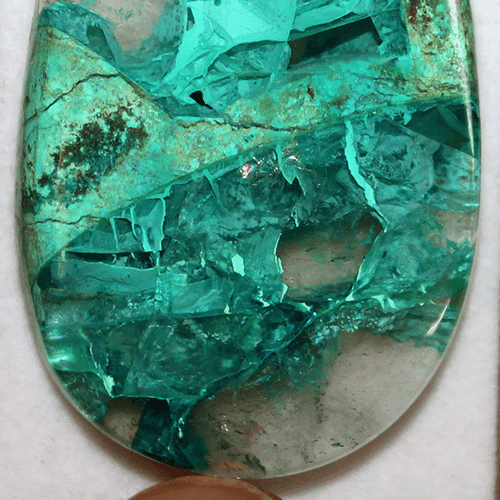 15.4g Natural Malachite Chrysocolla Quartz Rare Collectible Gem Mineral Crystal - Picture 8 of 13